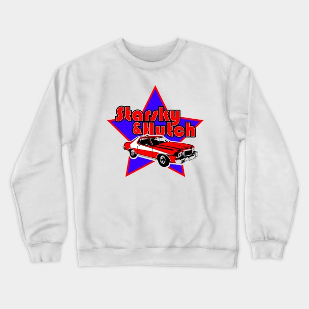 Starsky & Hutch Crewneck Sweatshirt by HellraiserDesigns